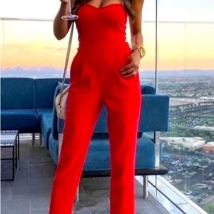 Express holiday jumpsuit